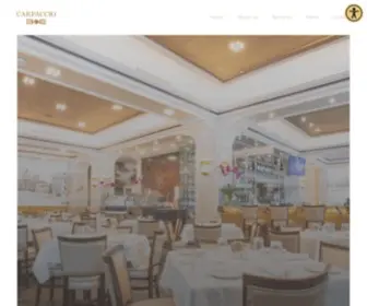 Carpaccioatbalharbour.com(Luxury Italian Food in Miami) Screenshot