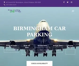 Carparkingbirminghamairport.co.uk(Birmingham Meet and Greet Airport Parking) Screenshot