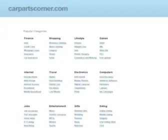Carpartscorner.com(Car Parts Corner) Screenshot