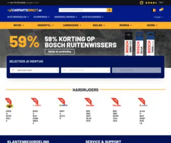 Carpartsdirect.be(Auto onderdelen online op kenteken) Screenshot