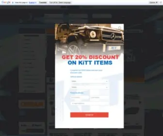 Carpartstuning.com(Offer car tuning accessories) Screenshot