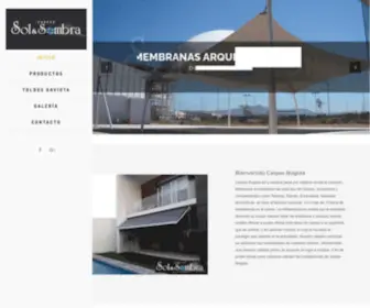 Carpasolysombra.com(Carpas Sol y Sombra) Screenshot