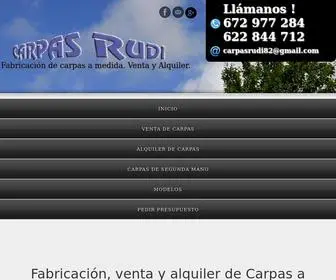 Carpasrudi.com(Fabrica de Carpas Industrailes) Screenshot