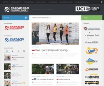Carpathianrace.eu(Carpathian Couriers Race) Screenshot