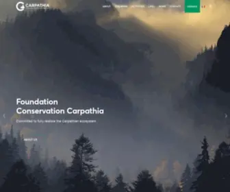 Carpathia.org(European Wilderness Reserve) Screenshot