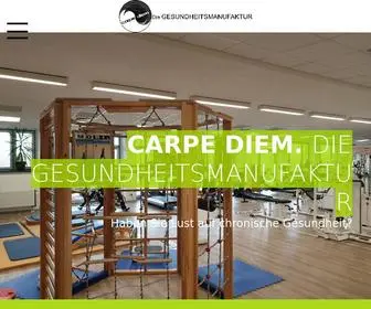 Carpe-Diem-NDH.de(Carpe Diem Gesundheitsmanufaktur Nordhausen) Screenshot