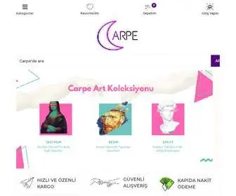 Carpe.com.tr(Tüm Gençlerin Modadaki En Güvenilir Buluşma Noktası) Screenshot