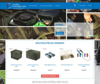 Carpeconcept.com(Carpe Concept : Tout le matériel de pêche Carpe au Meilleur prix) Screenshot