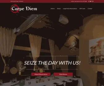 Carpediemnapa.com(Carpe Diem Restaurant & Bar) Screenshot