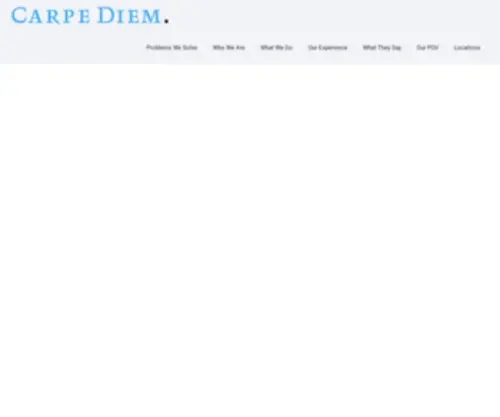 Carpediempartners.com(Carpe Diem Partners) Screenshot