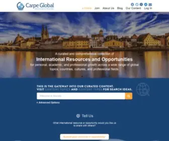 CarpeGlobal.com(Carpe Global) Screenshot