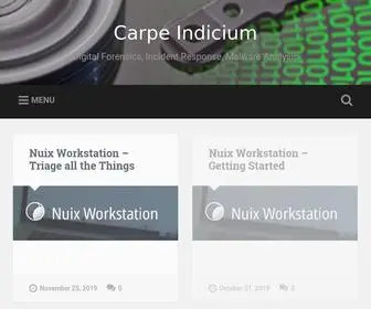Carpeindicium.com(Carpe Indicium) Screenshot
