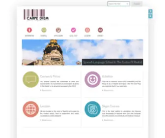 Carpemadrid.com(Spanish School Madrid) Screenshot
