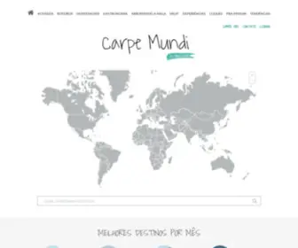Carpemundi.com.br(Informação e inspiração para viajantes) Screenshot
