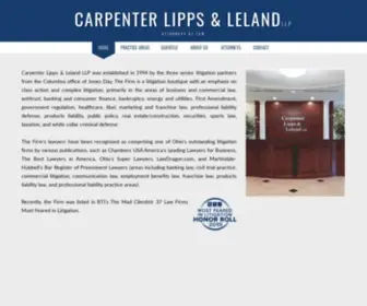 Carpenterlipps.com(Carpenter Lipps & Leland) Screenshot