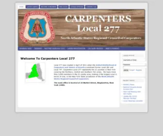 Carpenters277.com(Carpenters Local 277) Screenshot