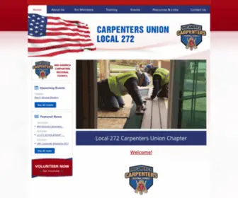 Carpenterslocal272.org(Carpenters Union Local 272) Screenshot