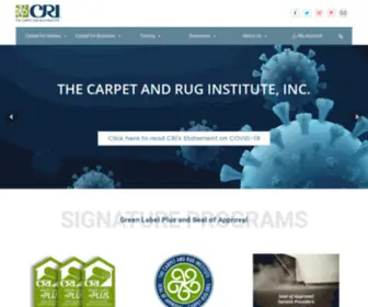 Carpet-Rug.com(The Carpet and Rug Institute) Screenshot