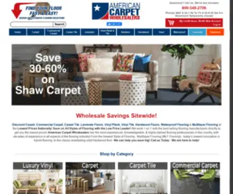 Carpet-Wholesale.com(Wholesale Discount Carpet) Screenshot