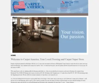 Carpetamerica.com(Carpet Richmond VA) Screenshot