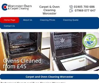 Carpetandovencleaningworcester.co.uk(Carpet & Oven Cleaning Worcester Oven & Carpet Cleaners in Worcester) Screenshot