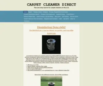 Carpetcleanerdirect.com(Carpet Cleaner Direct) Screenshot