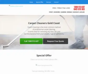 Carpetcleanersgoldcoast.net.au(Carpet Cleaners GoldCoast) Screenshot