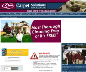 Carpetcleaninganaheimhills.net(安全加密检测) Screenshot