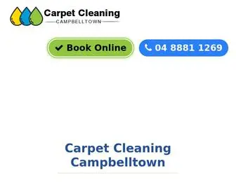 Carpetcleaningcampbelltown.com.au(Carpet Cleaning Campbelltown) Screenshot