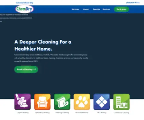 CarpetcleaningCD.com(VR Green Cleaning) Screenshot