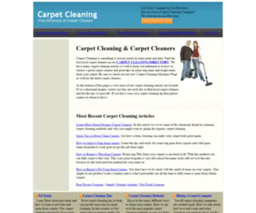 Carpetcleaningcoupons.org(Carpet Cleaning) Screenshot