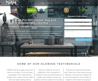 Carpetcleaningnewyork.com(Steam Pro NYC Carpet) Screenshot