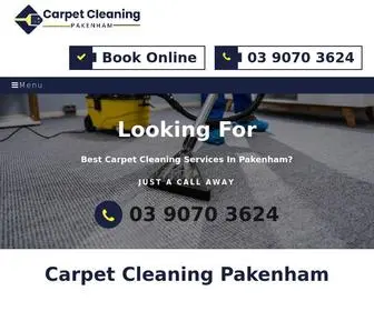 Carpetcleaningpakenham.net.au(Carpet Cleaning Pakenham) Screenshot