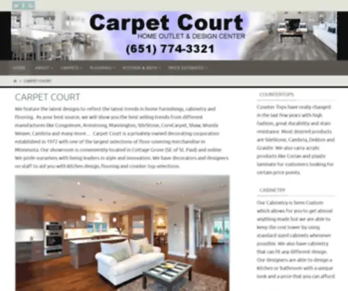 Carpetcourt.com(Carpet Court) Screenshot