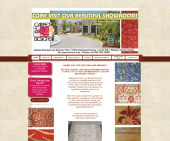 Carpetdesigns.com(Carpet Designs Naples) Screenshot