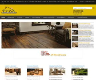 Carpetfloorandmore.com(LA Carpet Store) Screenshot