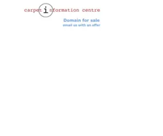 Carpetinfo.co.uk(Carpet Information Centre) Screenshot