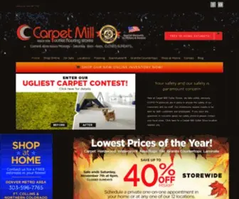 Carpetmilloutletstores.com(Carpet & Flooring Outlet Stores in Colorado) Screenshot