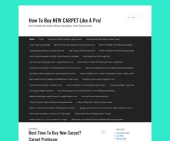 Carpetprofessor.blog(Carpetprofessor blog) Screenshot