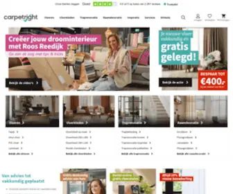 Carpetright.nl(Dé specialist in vloeren en veel meer) Screenshot