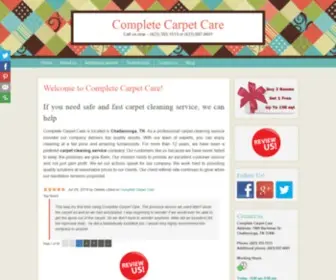 Carpets-Care.com(Get carpet cleaning service in Chattanooga TN at Complete Carpet Care) Screenshot