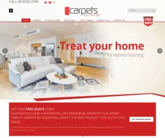 Carpetsbydesign.net.au(CARPETS BY DESIGN. Carpet Perth. Full Commercial and Retail Installs) Screenshot