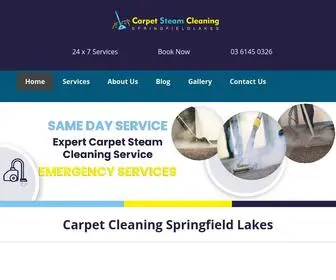 Carpetsteamcleaningspringfieldlakes.com.au(Carpet Cleaning Springfield Lakes) Screenshot