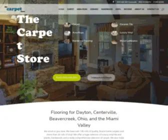 CarpetStoredayton.com(Carpet, Area Rugs, Ceramic Tile, Vinyl, Hardwood Flooring) Screenshot