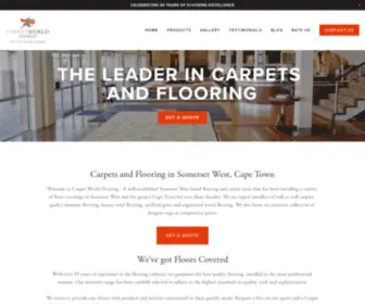 CarpetWorld.co.za(Carpet World) Screenshot