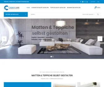 Carpezz.com(Wohnzimmer, Badematten und Fussmatten gestalten) Screenshot