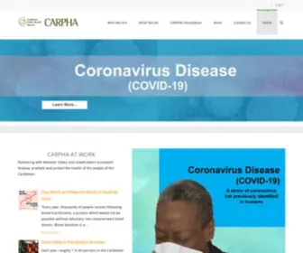 Carpha.org(The Caribbean Public Health Agency (CARPHA)) Screenshot