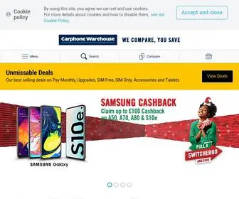 Carphonewarehouse.com(Compare Our Best Mobile Phone Deals) Screenshot