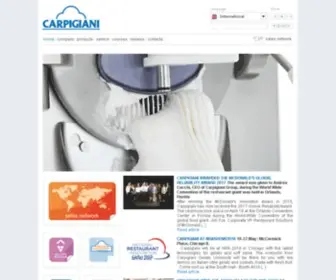 Carpigiani.com(Carpigiani) Screenshot