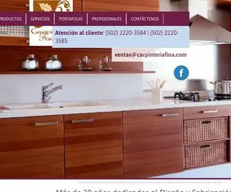 Carpinteriafina.com(Carpintería Fina) Screenshot